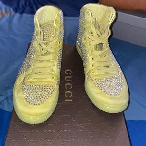 Gucci Swarovski Crystal sneakers